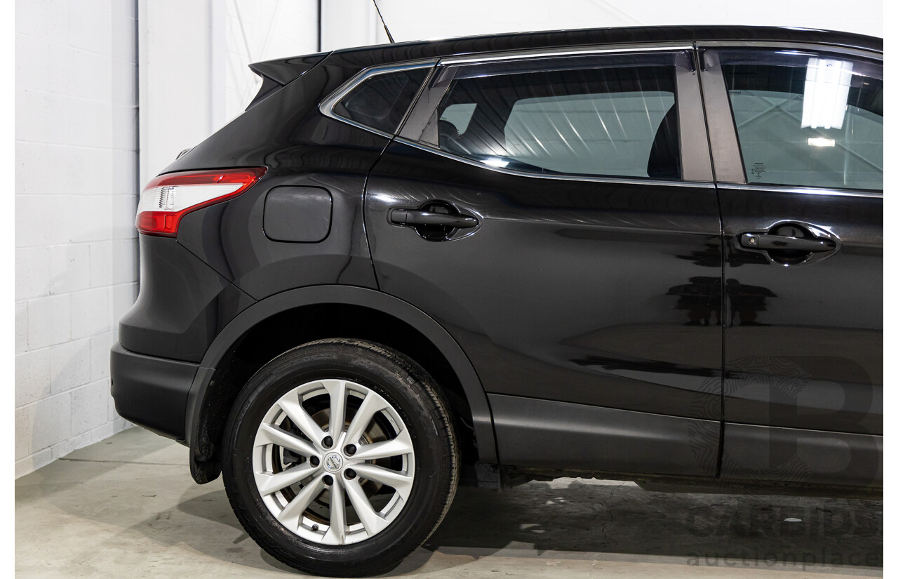 10/2016 Nissan Qashqai ST (FWD) J11 4d Wagon Pearl Black Metallic 2.0L