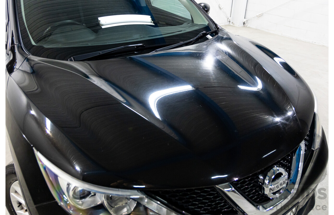 10/2016 Nissan Qashqai ST (FWD) J11 4d Wagon Pearl Black Metallic 2.0L