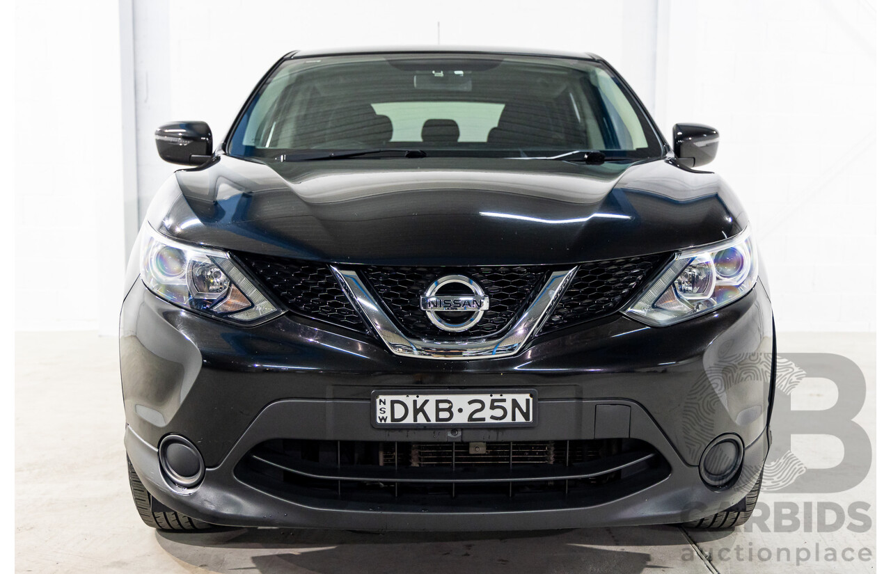 10/2016 Nissan Qashqai ST (FWD) J11 4d Wagon Pearl Black Metallic 2.0L