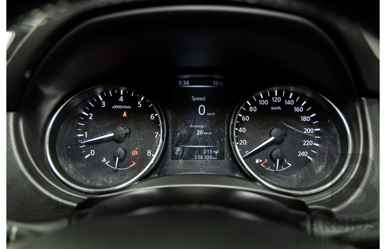 10/2016 Nissan Qashqai ST (FWD) J11 4d Wagon Pearl Black Metallic 2.0L