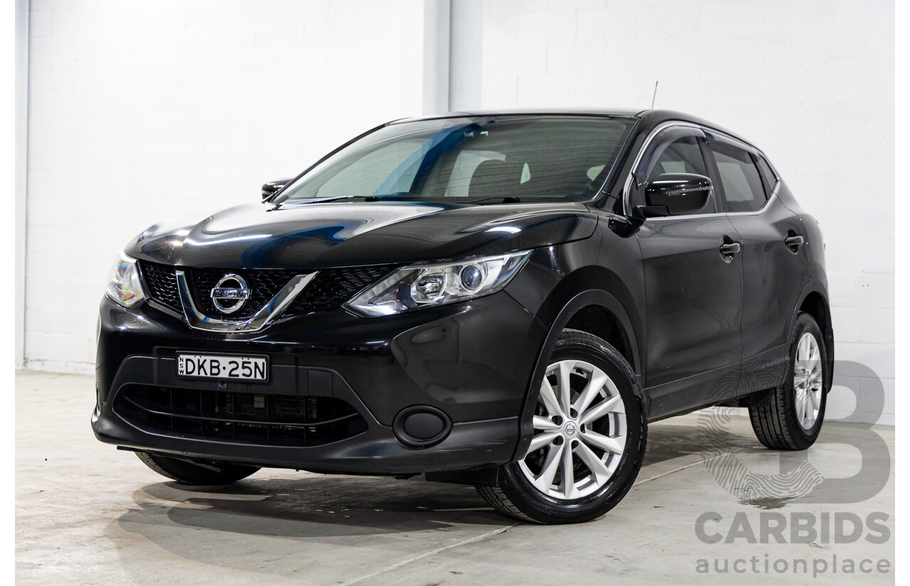10/2016 Nissan Qashqai ST (FWD) J11 4d Wagon Pearl Black Metallic 2.0L