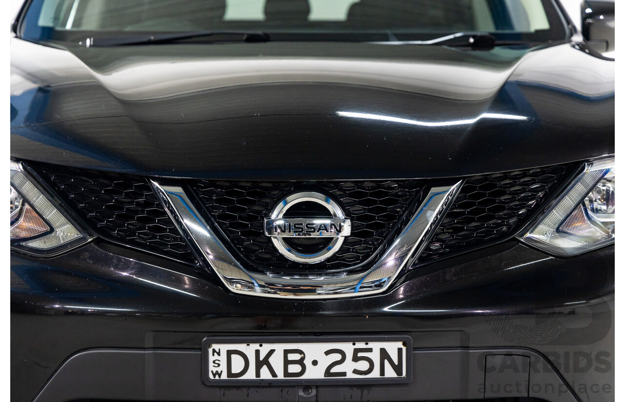 10/2016 Nissan Qashqai ST (FWD) J11 4d Wagon Pearl Black Metallic 2.0L