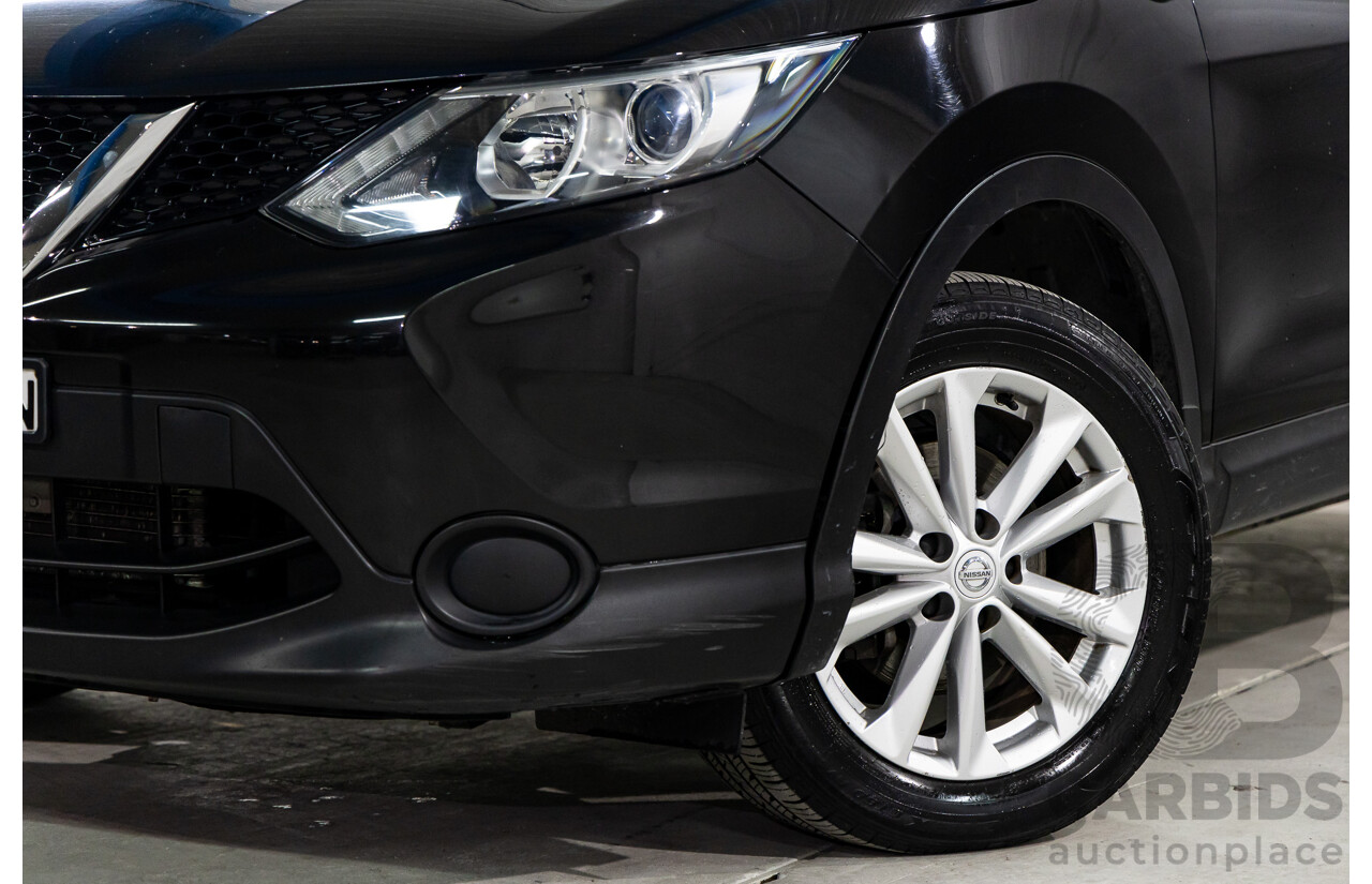 10/2016 Nissan Qashqai ST (FWD) J11 4d Wagon Pearl Black Metallic 2.0L