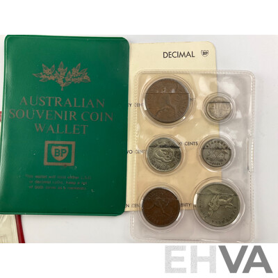Australian Predecimal BP Souvenir Coin Wallet, 1961 Coin Set, 1983 UNC Coin Set