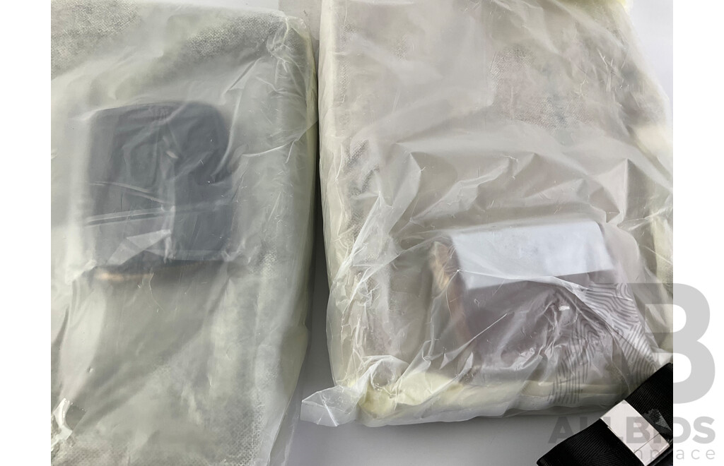 Four Leather Weixier Leather Satchels with Four Pleather Purses, Two Black, Two Brown