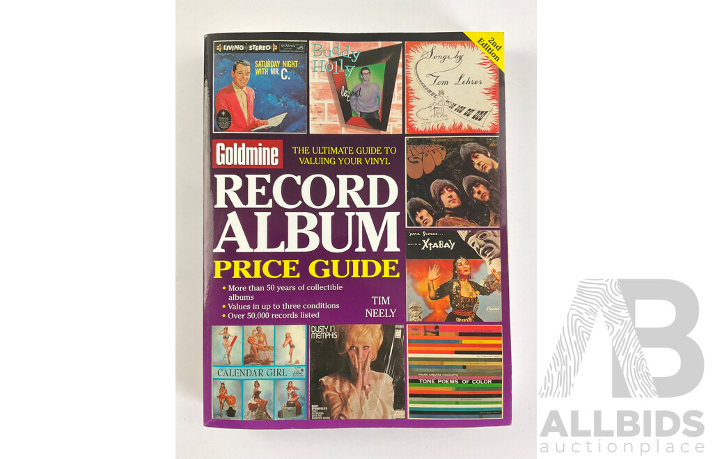 Goldmine Record Album Price Guide, 50 Years of Collectable Vinyl Albums, Tim Neely
