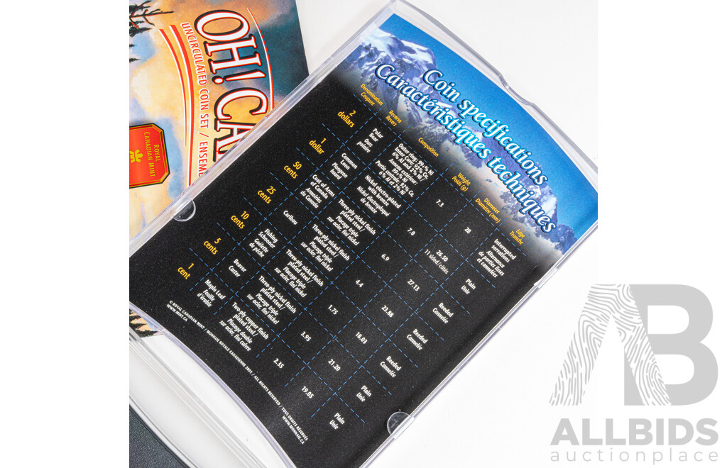 Australian 1944 Predecimal KGVI Coin Set, Japan 1970 Six UNC Coin Set, Canada 2001 Seven UNC Coin Set