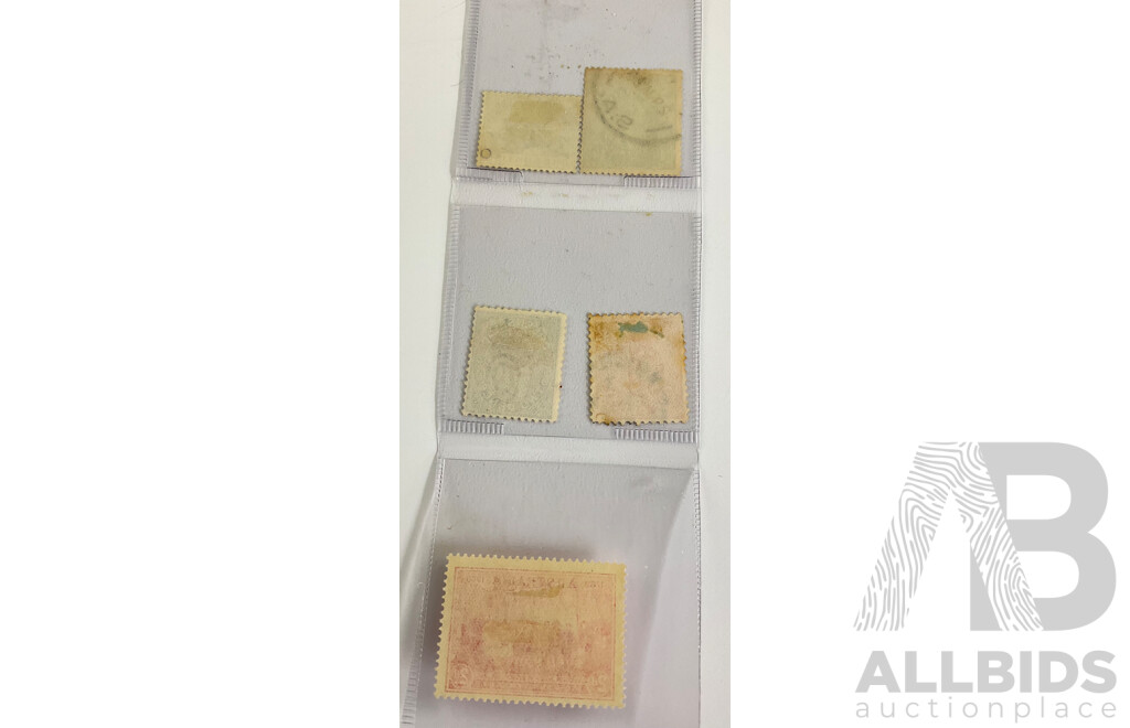 Australian State Stamps Including 1885 Western Australia, 1887, 1895 Queensland, 1936 New South Wales 150th Anniversary