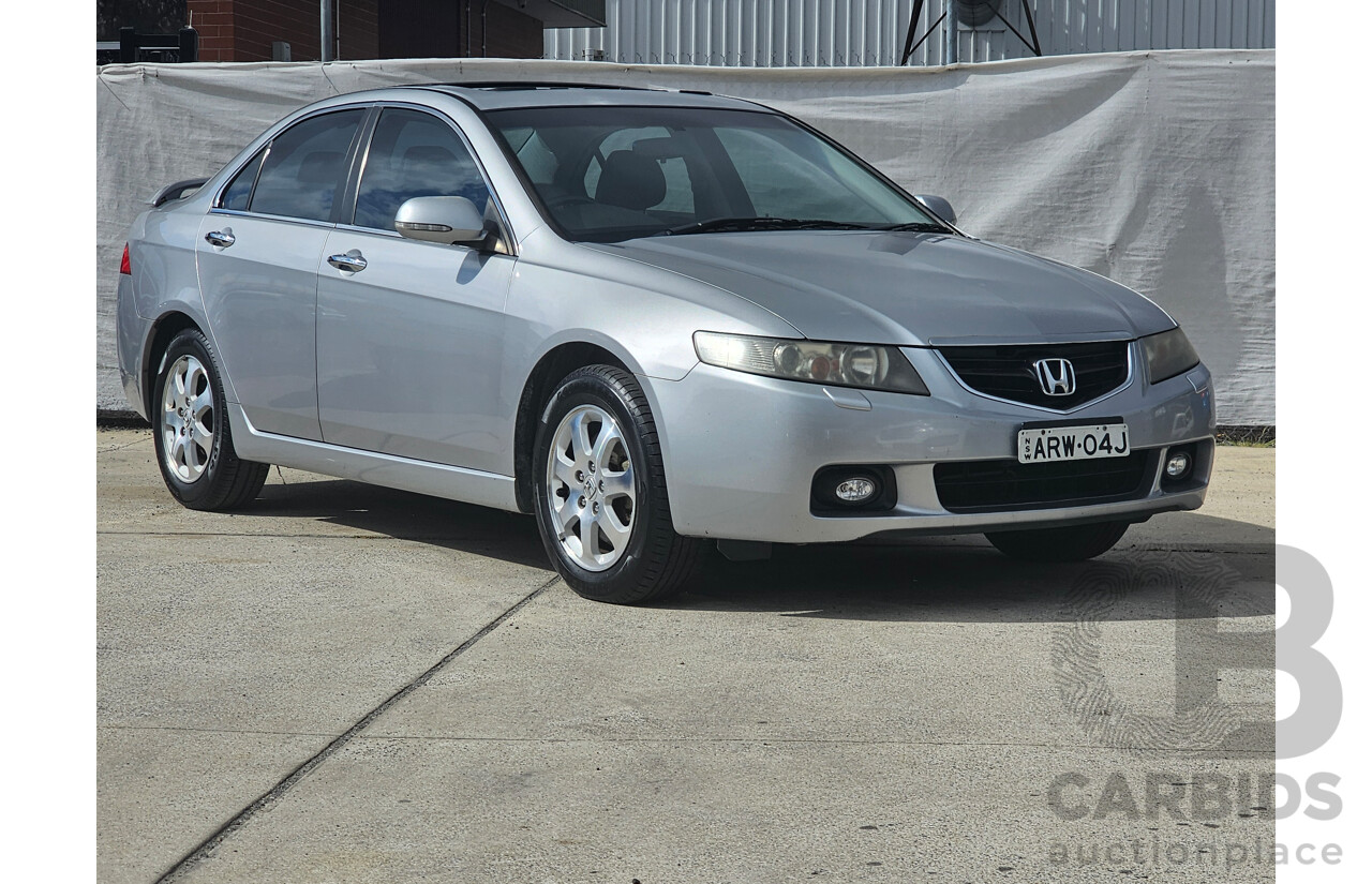 9/2004 Honda Accord EURO Luxury 4d Sedan Silver 2.4L