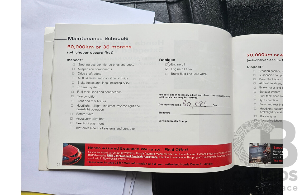 9/2004 Honda Accord EURO Luxury  4d Sedan Silver 2.4L