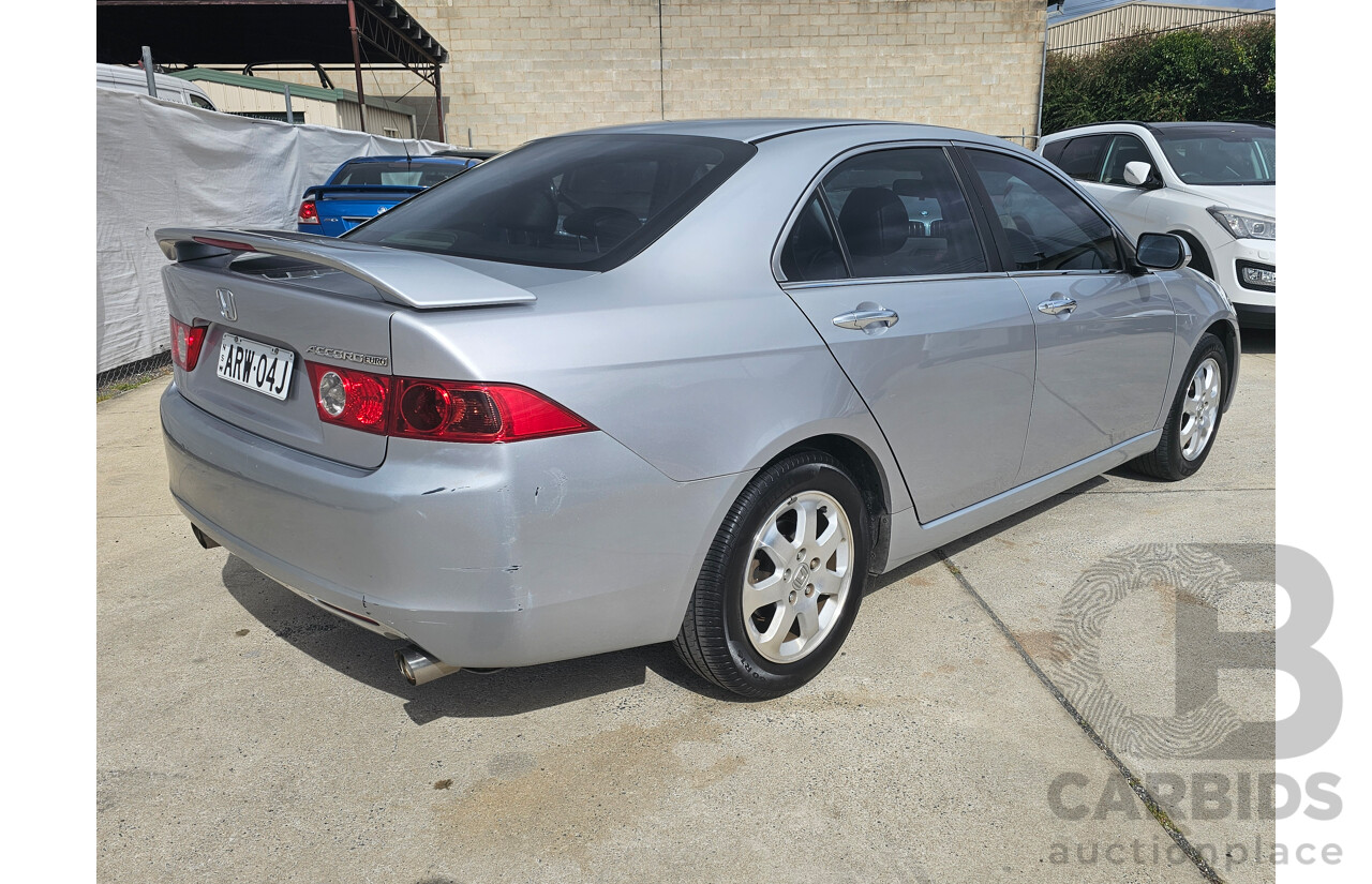 9/2004 Honda Accord EURO Luxury 4d Sedan Silver 2.4L