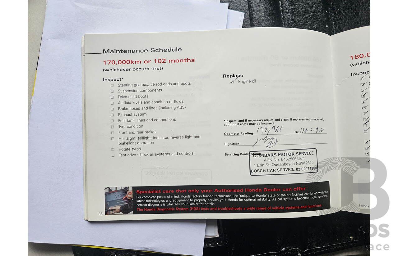 9/2004 Honda Accord EURO Luxury  4d Sedan Silver 2.4L