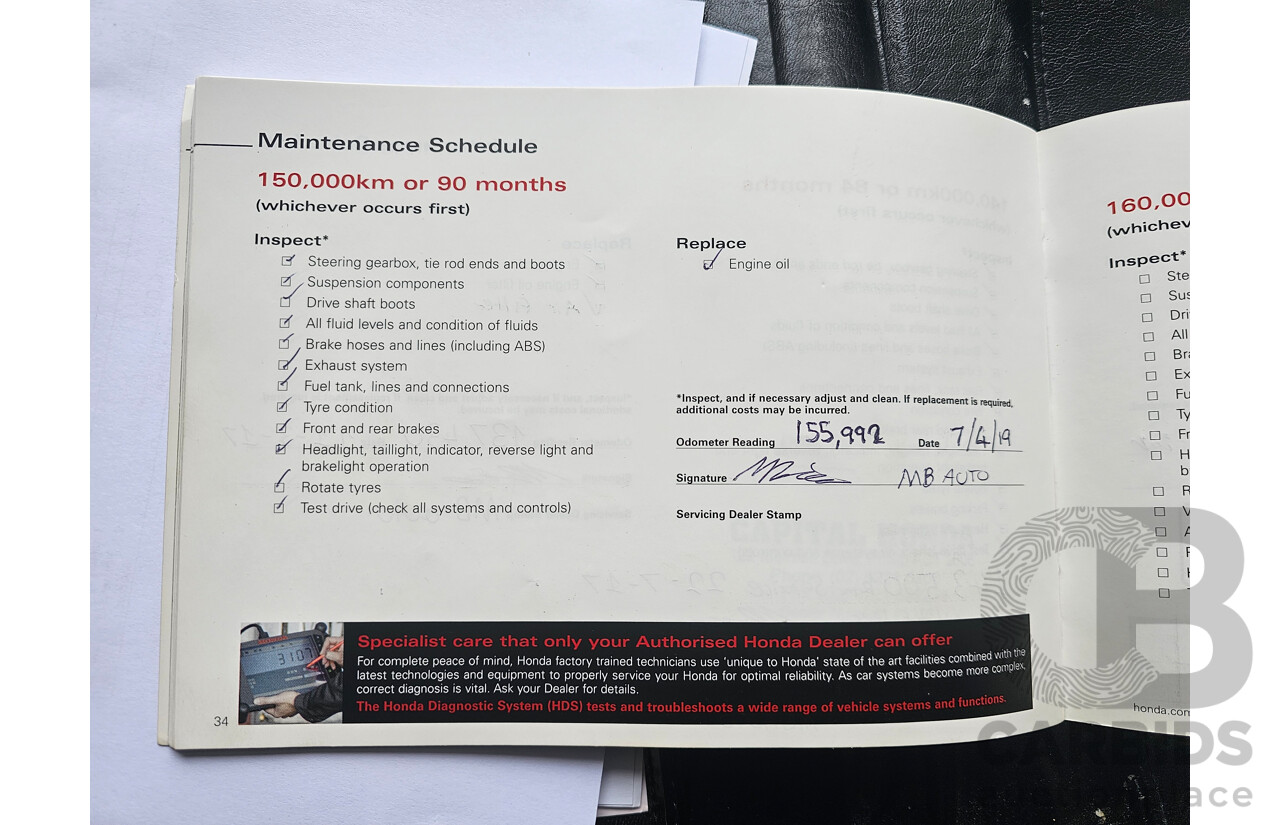 9/2004 Honda Accord EURO Luxury  4d Sedan Silver 2.4L