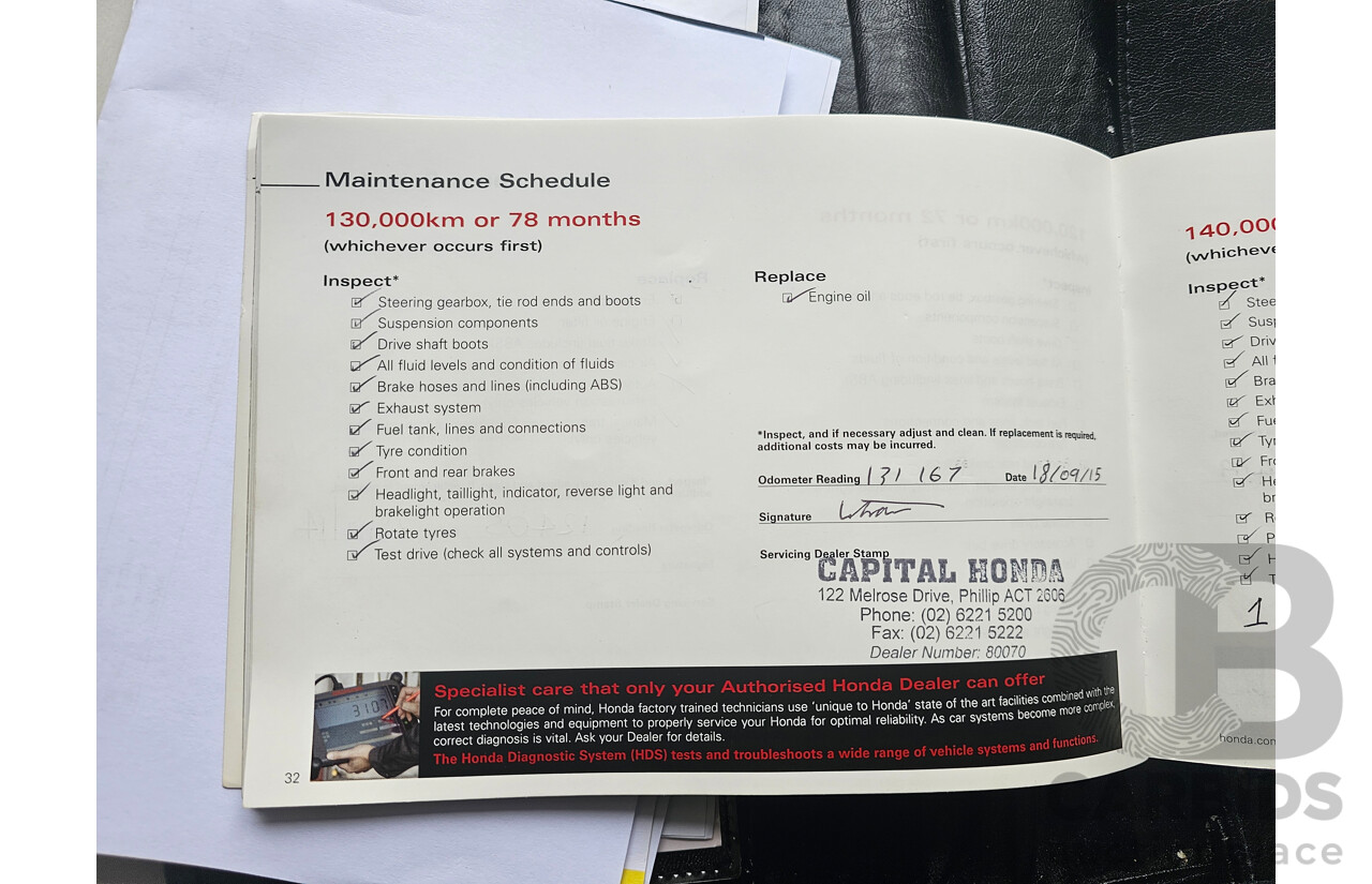 9/2004 Honda Accord EURO Luxury  4d Sedan Silver 2.4L