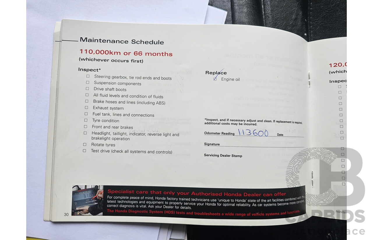 9/2004 Honda Accord EURO Luxury  4d Sedan Silver 2.4L