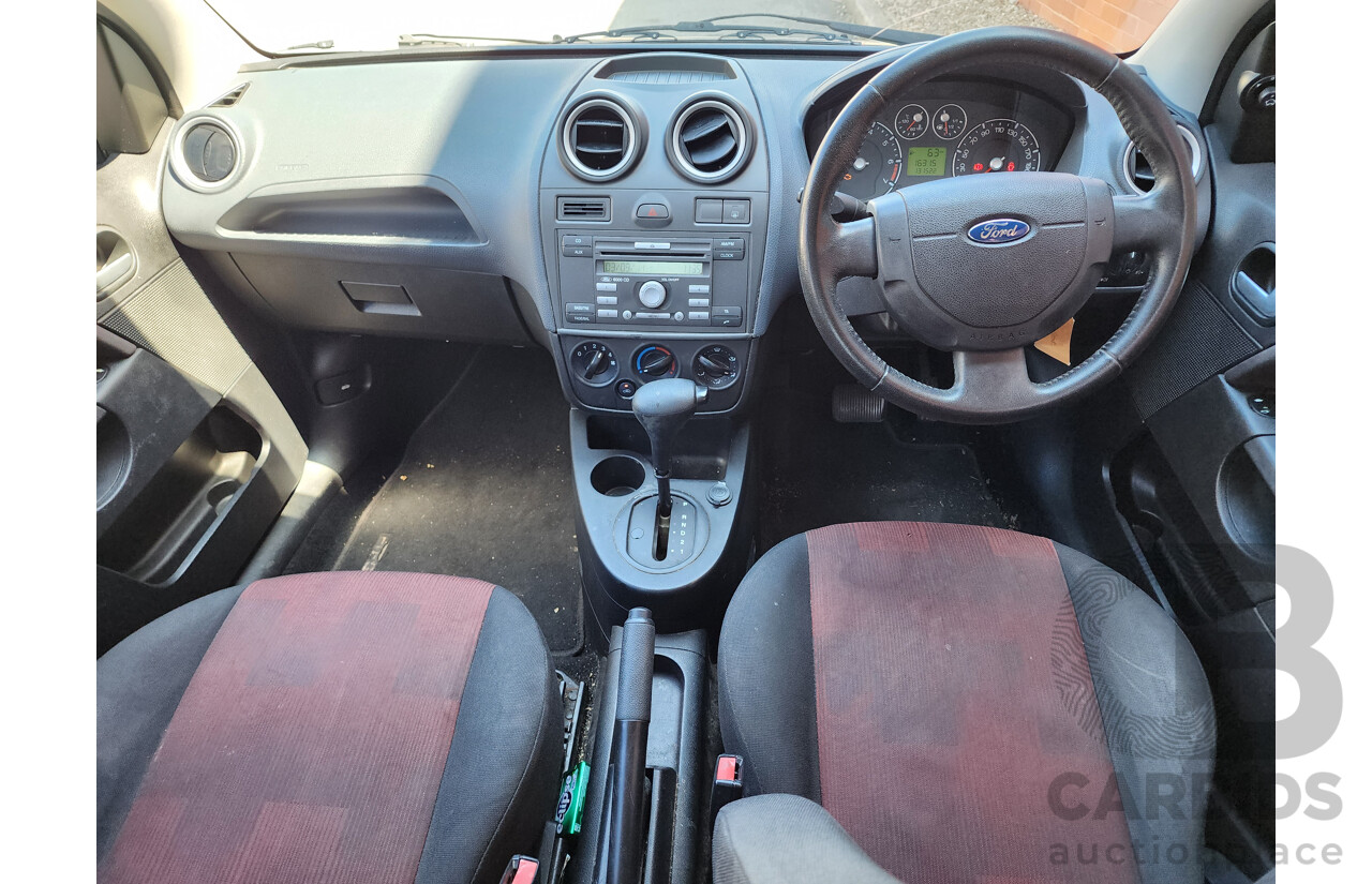 4/2007 Ford Fiesta Zetec WQ 5d Hatchback Black 1.6L