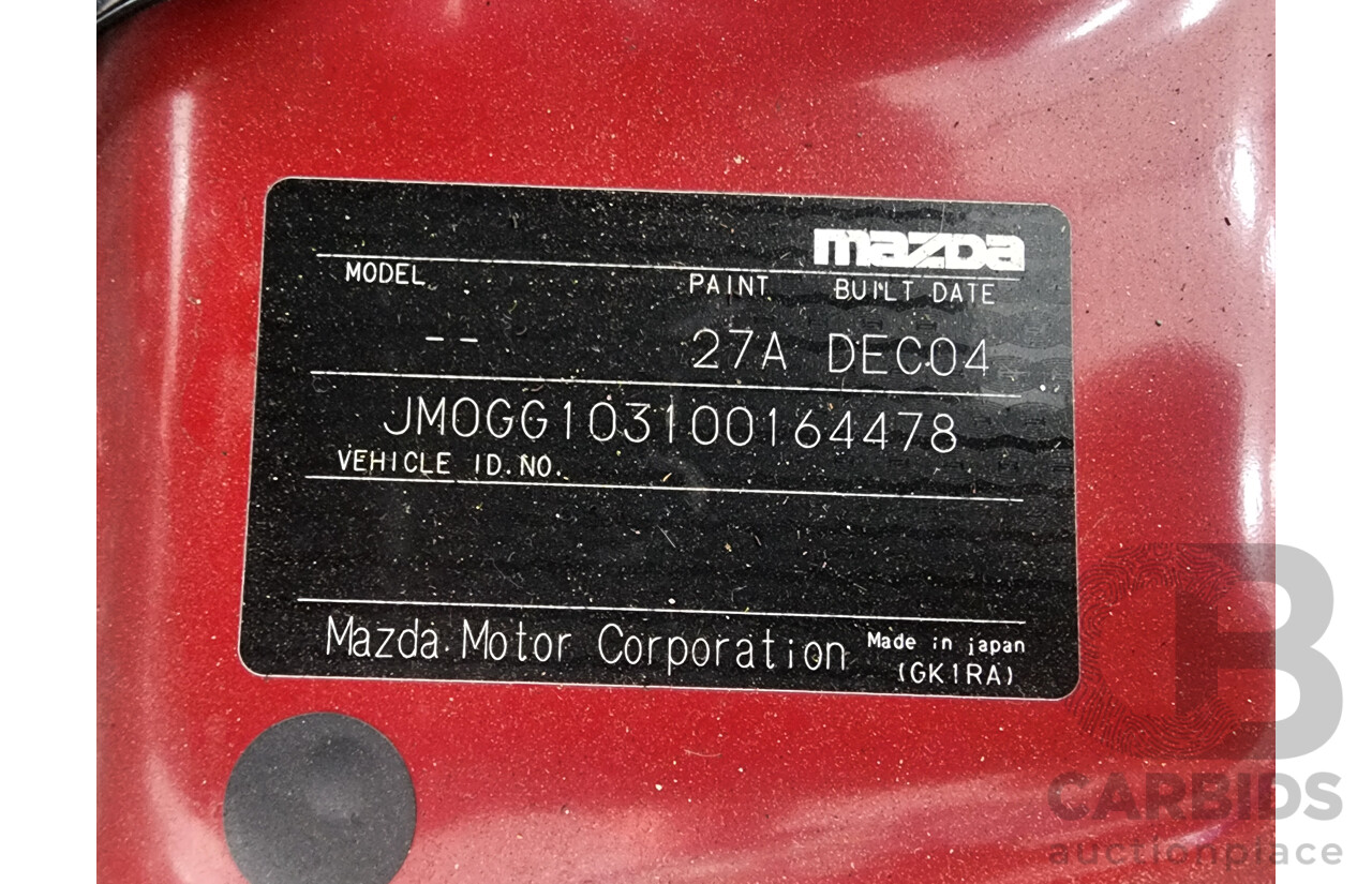 1/2005 Mazda Mazda6 Classic GG 5d Hatchback Red 2.3L