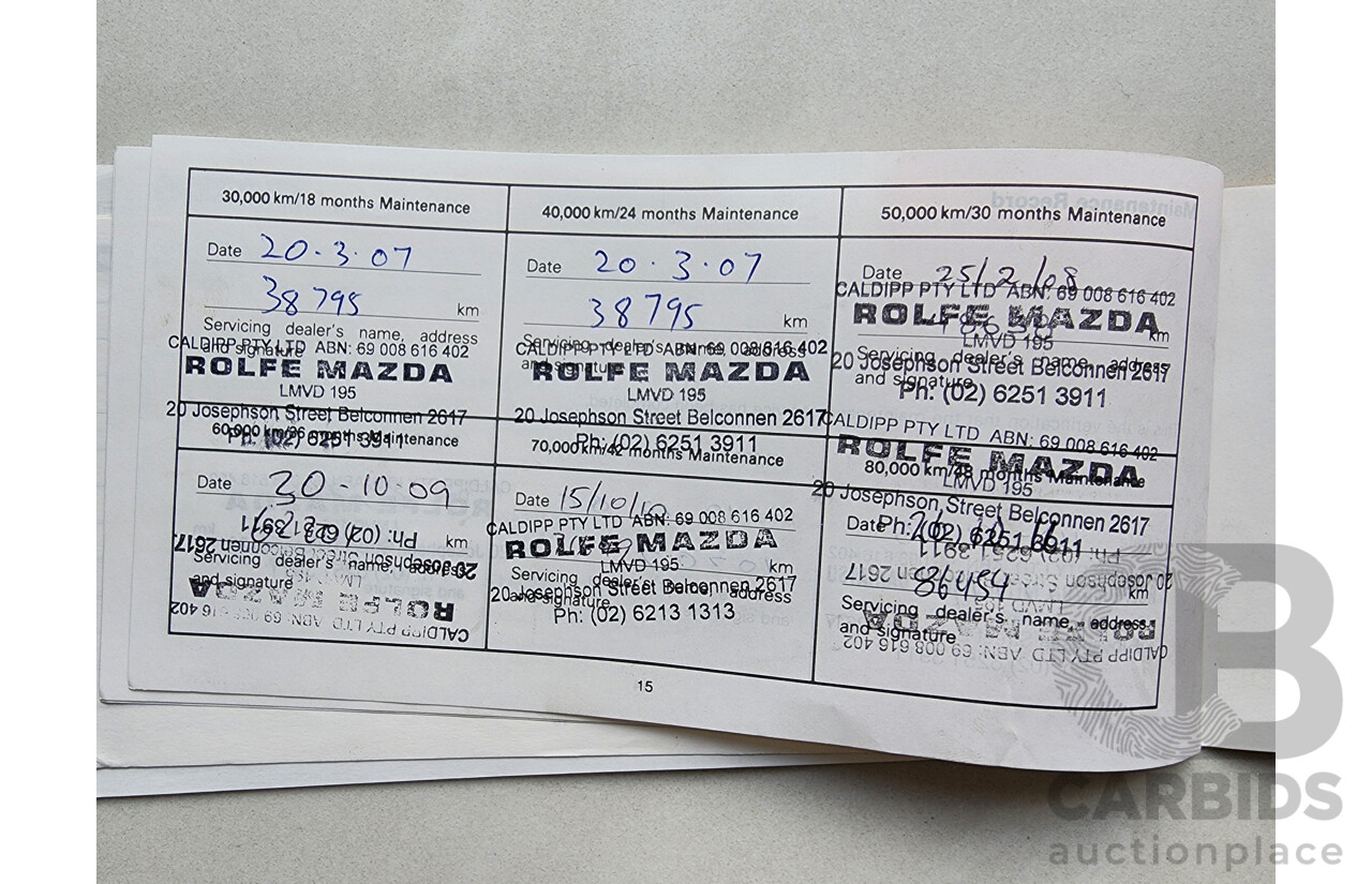 1/2005 Mazda Mazda6 Classic GG 5d Hatchback Red 2.3L