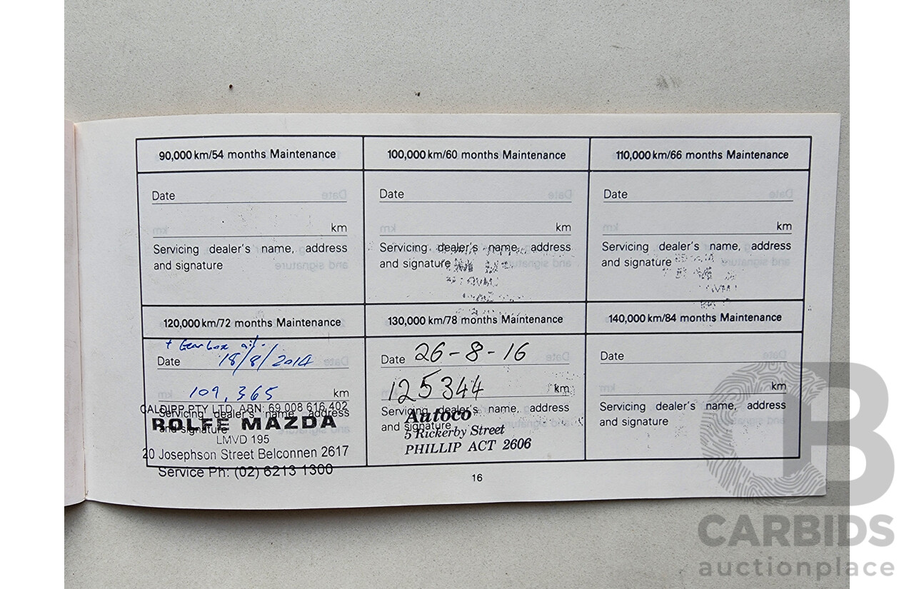 1/2005 Mazda Mazda6 Classic GG 5d Hatchback Red 2.3L