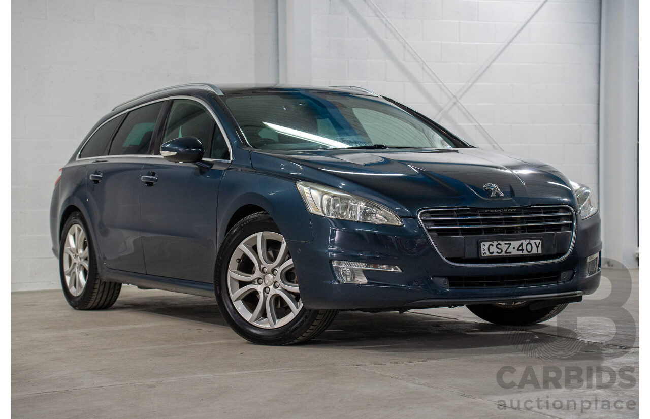 5/2014 Peugeot 508 Allure HDi Touring MY13 4d Wagon Egyptian Blue Metallic Turbo Diesel 2.0L