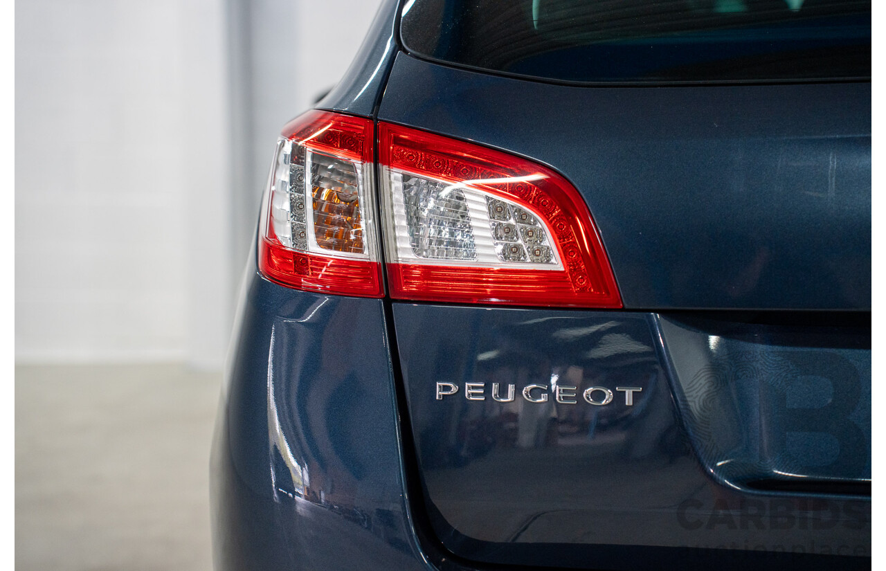 5/2014 Peugeot 508 Allure HDi Touring MY13 4d Wagon Egyptian Blue Metallic Turbo Diesel 2.0L