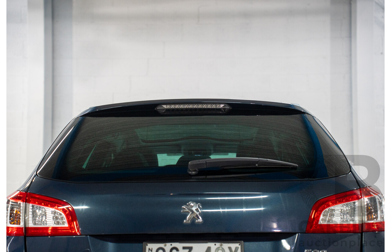 5/2014 Peugeot 508 Allure HDi Touring MY13 4d Wagon Egyptian Blue Metallic Turbo Diesel 2.0L