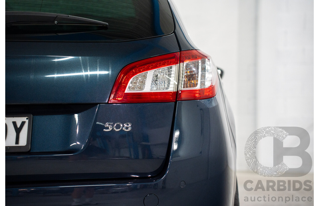 5/2014 Peugeot 508 Allure HDi Touring MY13 4d Wagon Egyptian Blue Metallic Turbo Diesel 2.0L