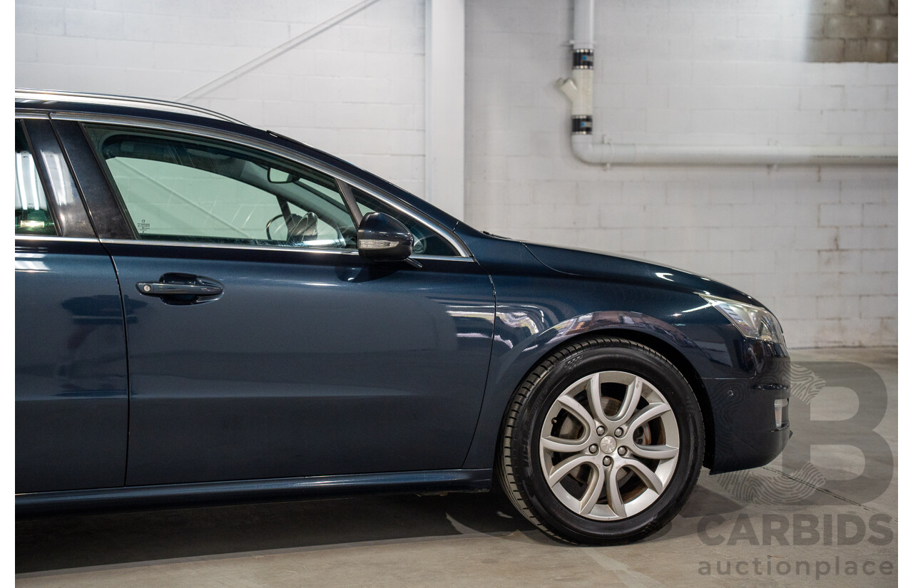5/2014 Peugeot 508 Allure HDi Touring MY13 4d Wagon Egyptian Blue Metallic Turbo Diesel 2.0L