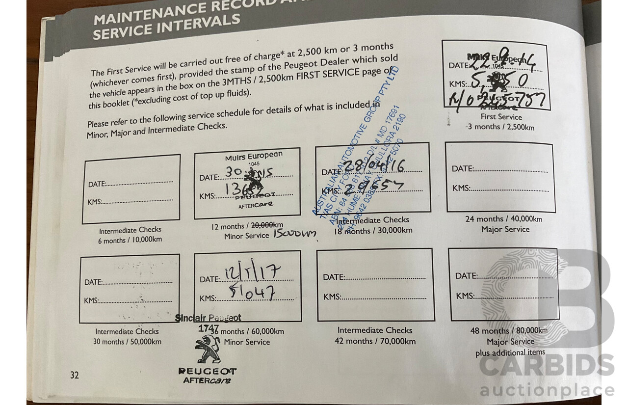 5/2014 Peugeot 508 Allure HDi Touring MY13 4d Wagon Egyptian Blue Metallic Turbo Diesel 2.0L