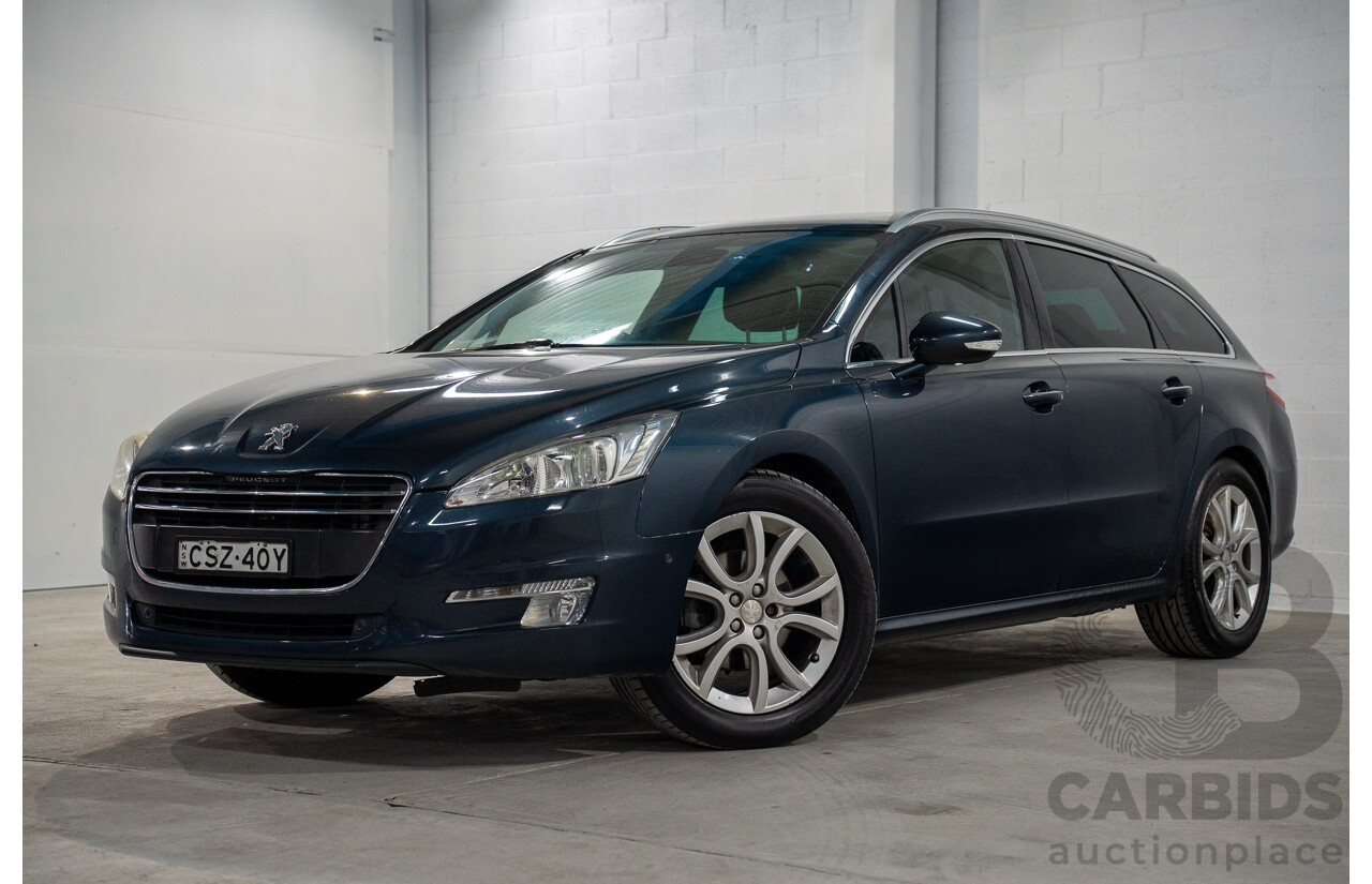 5/2014 Peugeot 508 Allure HDi Touring MY13 4d Wagon Egyptian Blue Metallic Turbo Diesel 2.0L