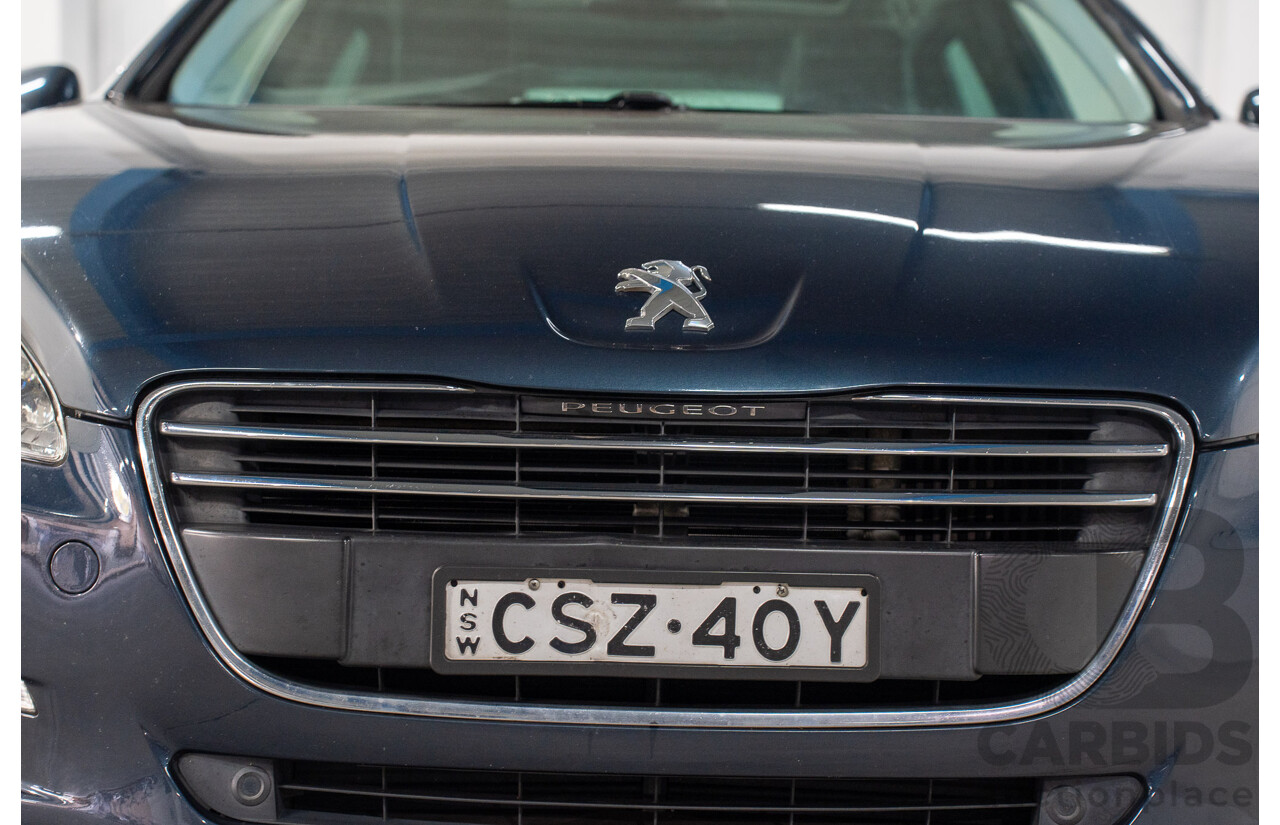 5/2014 Peugeot 508 Allure HDi Touring MY13 4d Wagon Egyptian Blue Metallic Turbo Diesel 2.0L