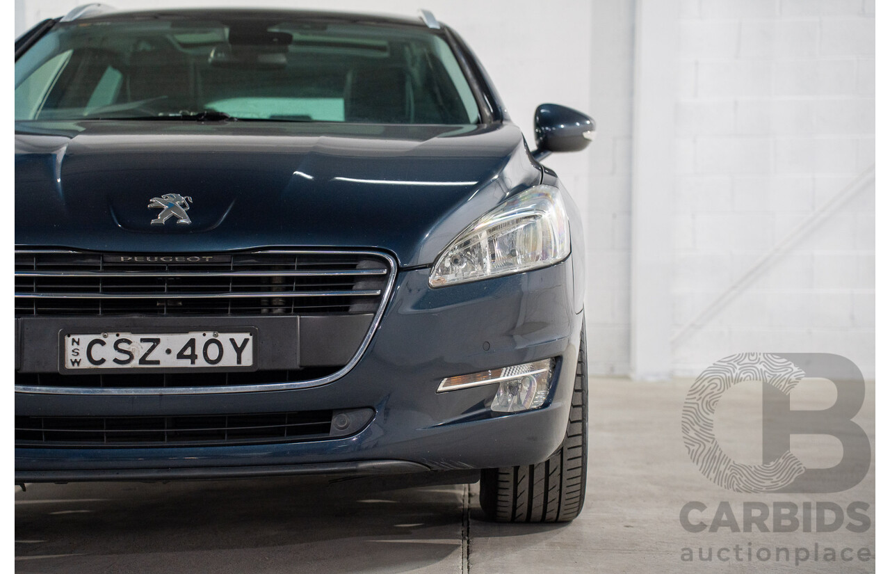 5/2014 Peugeot 508 Allure HDi Touring MY13 4d Wagon Egyptian Blue Metallic Turbo Diesel 2.0L