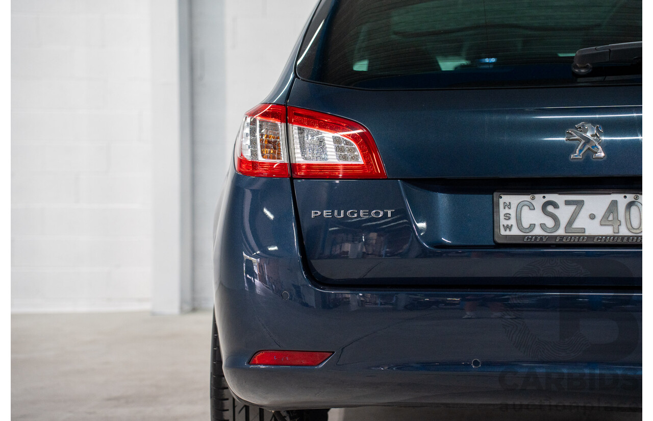 5/2014 Peugeot 508 Allure HDi Touring MY13 4d Wagon Egyptian Blue Metallic Turbo Diesel 2.0L