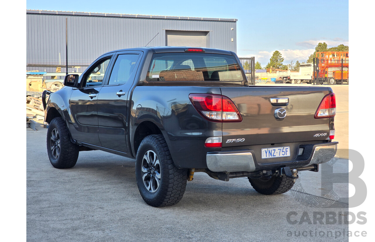 10/2016 Mazda BT-50 XTR (4x4) UR MY16 4d Dual Cab Utility Titanium Flash Turbo Diesel 3.2L