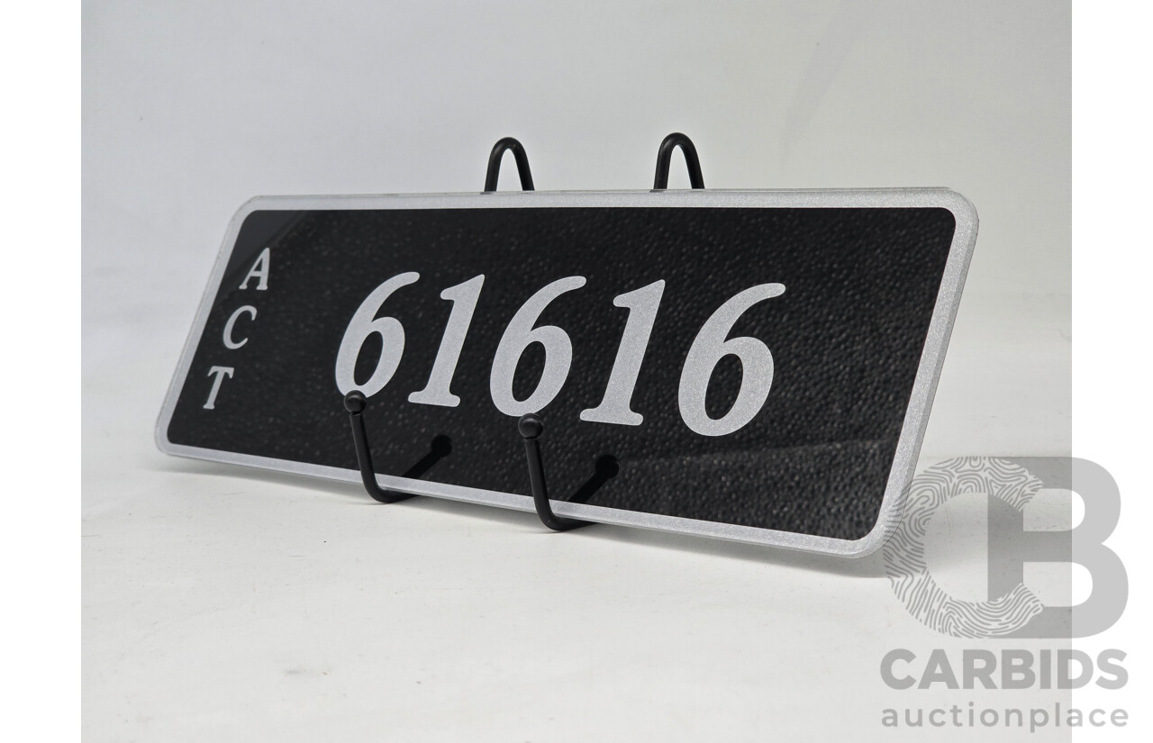 ACT 5-Digit Number Plate - 61616