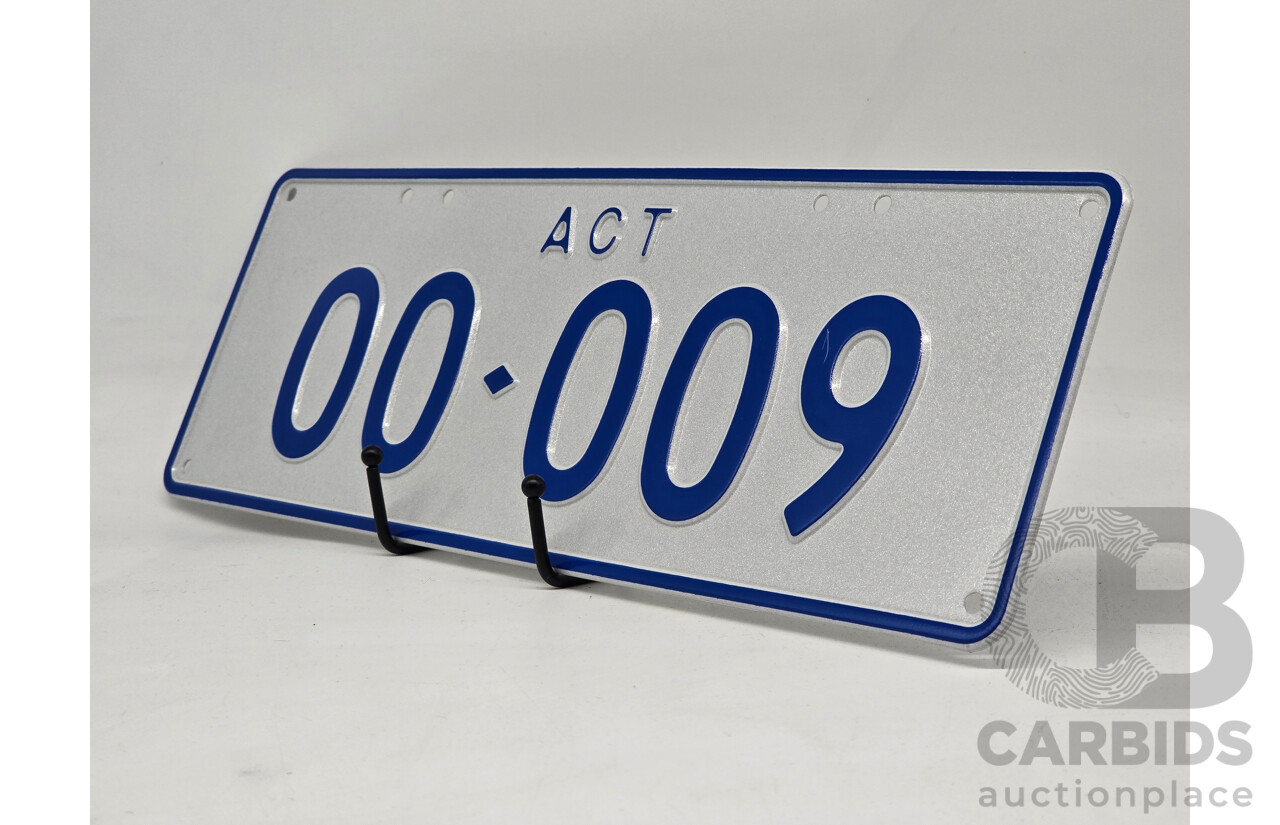 ACT 5 Character Motor Vehicle Number Plate - OO.009