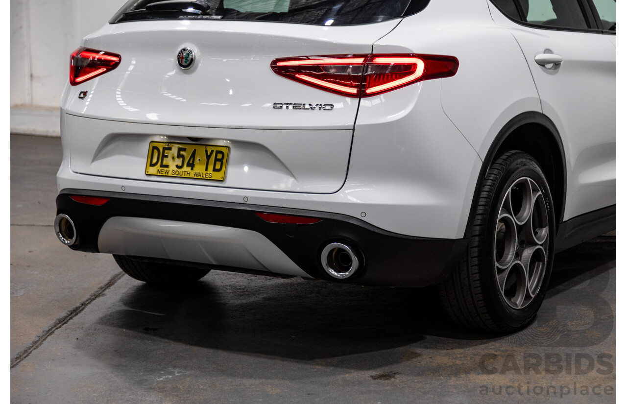 02/2020 Alfa Romeo Stelvio First Edition Q4 (AWD) 949 4D Wagon Alfa White Turbo Diesel 2.1L
