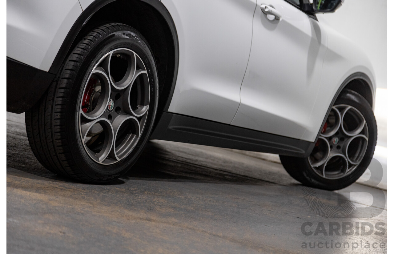 02/2020 Alfa Romeo Stelvio First Edition Q4 (AWD) 949 4D Wagon Alfa White Turbo Diesel 2.1L