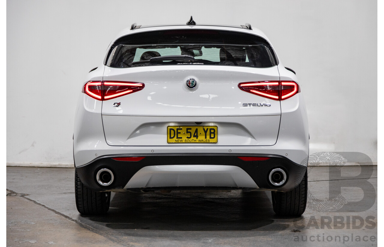 02/2020 Alfa Romeo Stelvio First Edition Q4 (AWD) 949 4D Wagon Alfa White Turbo Diesel 2.1L
