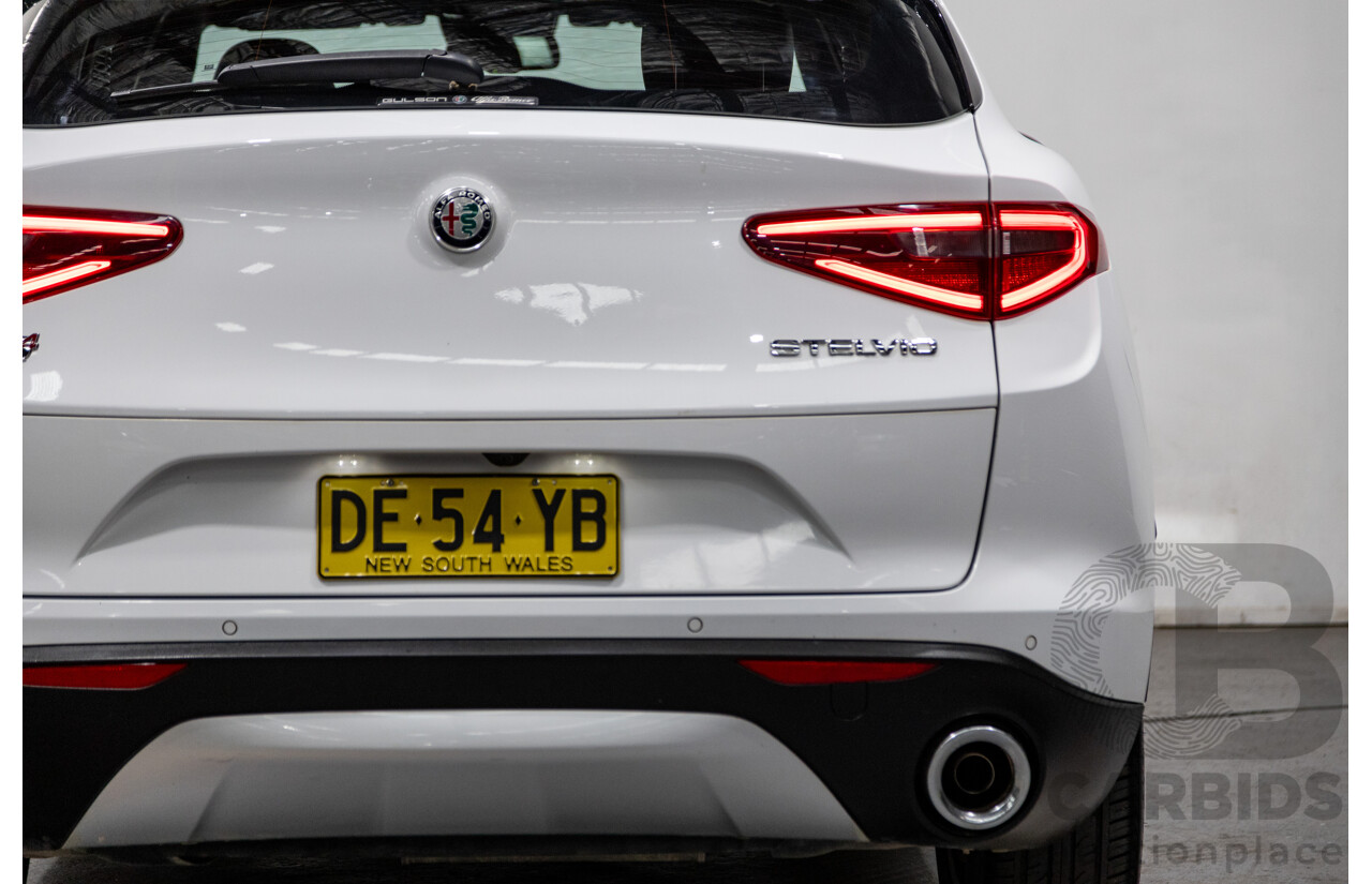02/2020 Alfa Romeo Stelvio First Edition Q4 (AWD) 949 4D Wagon Alfa White Turbo Diesel 2.1L
