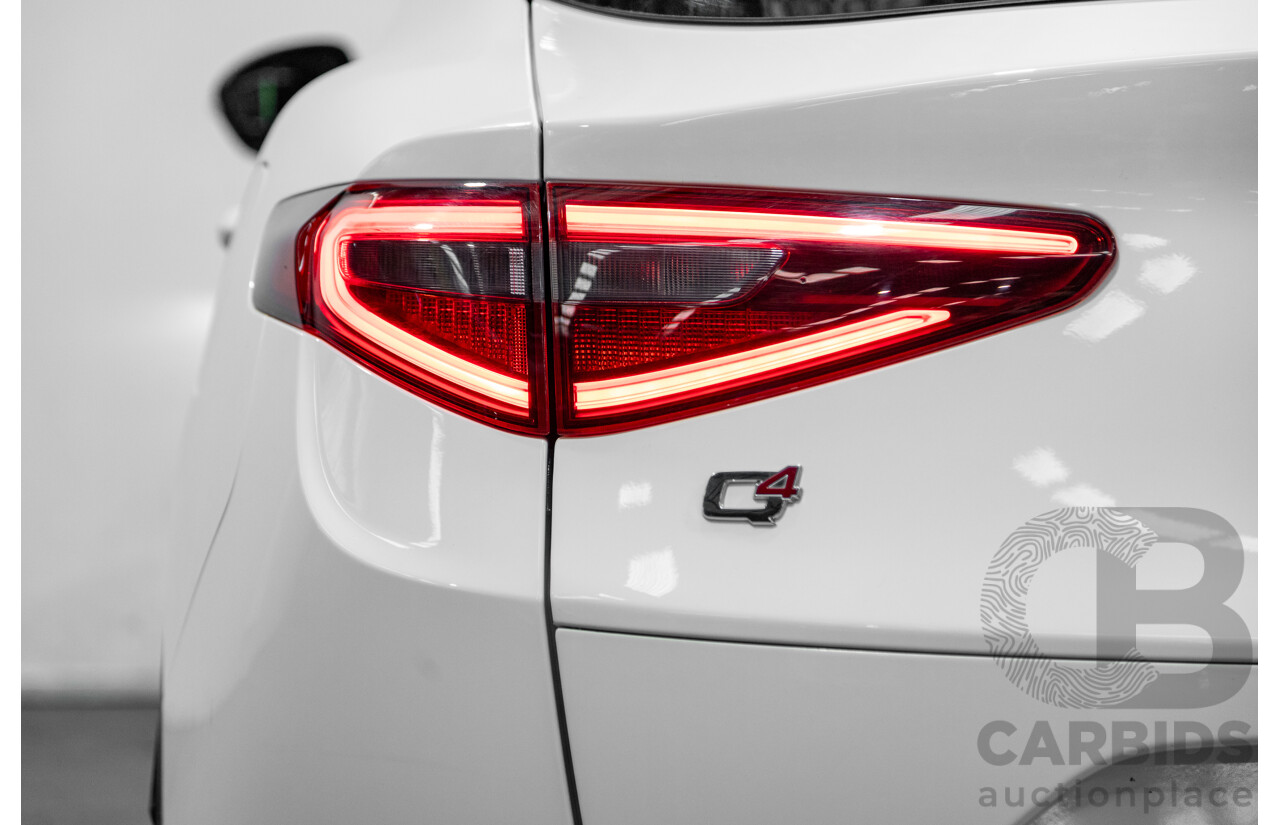 02/2020 Alfa Romeo Stelvio First Edition Q4 (AWD) 949 4D Wagon Alfa White Turbo Diesel 2.1L