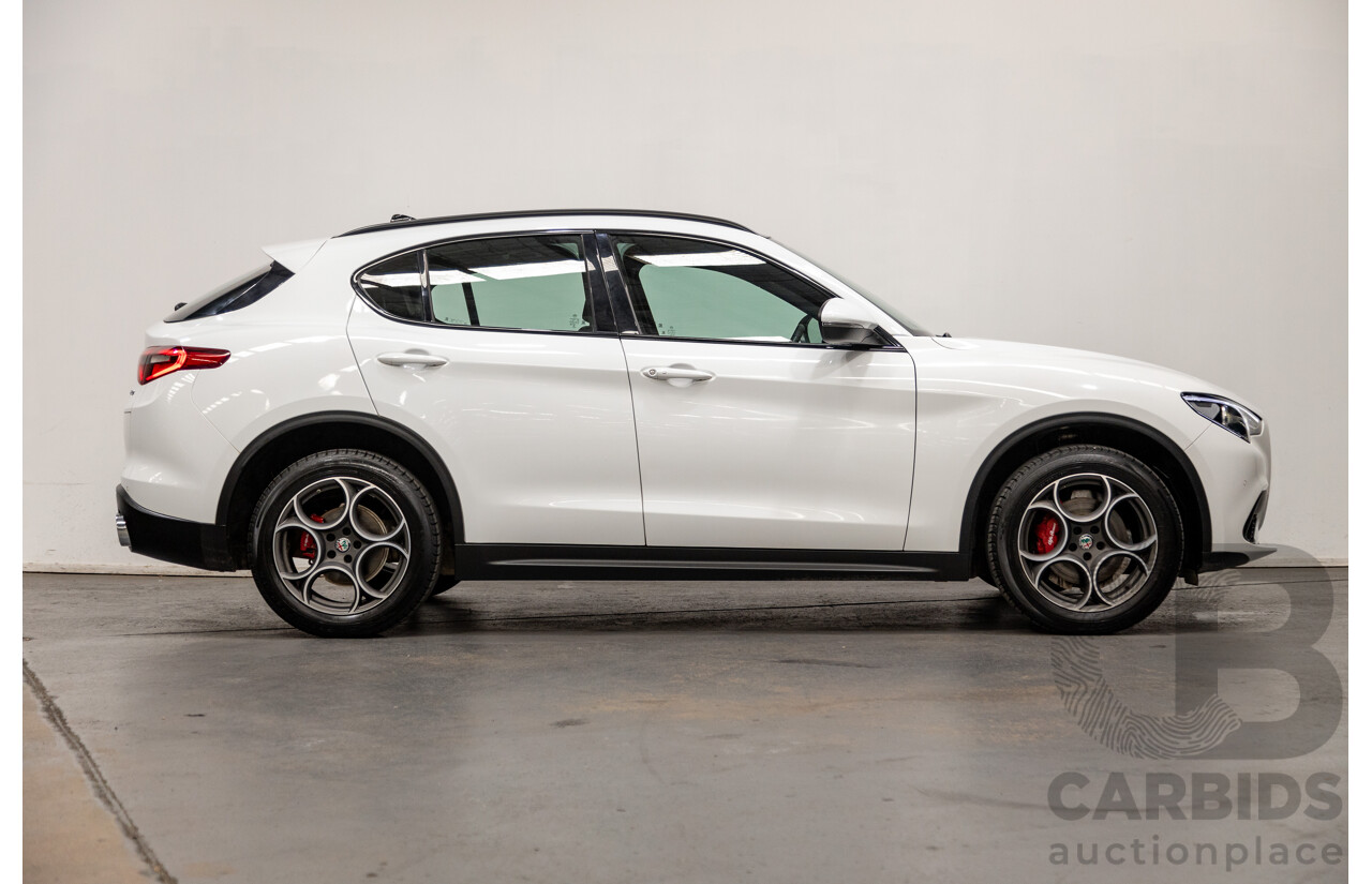 02/2020 Alfa Romeo Stelvio First Edition Q4 (AWD) 949 4D Wagon Alfa White Turbo Diesel 2.1L
