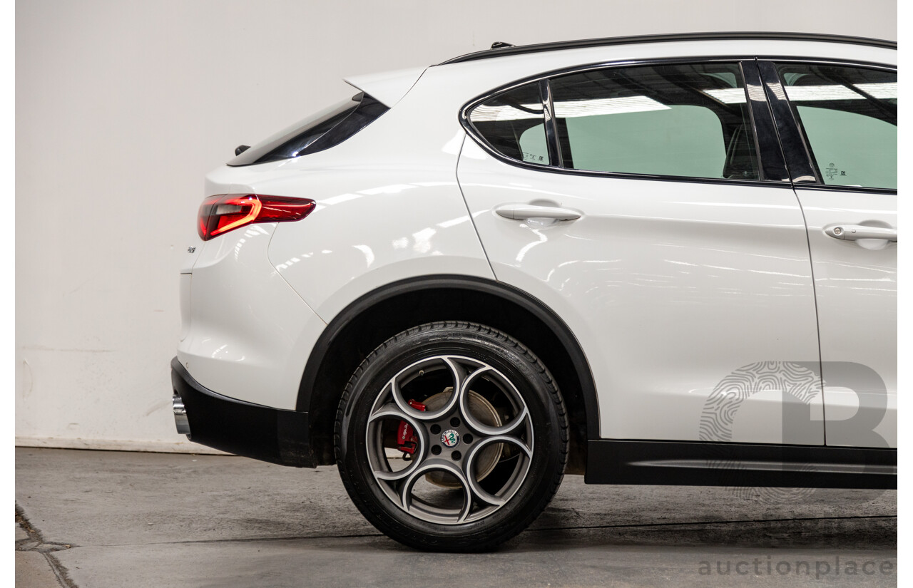 02/2020 Alfa Romeo Stelvio First Edition Q4 (AWD) 949 4D Wagon Alfa White Turbo Diesel 2.1L