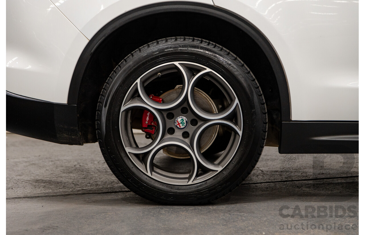 02/2020 Alfa Romeo Stelvio First Edition Q4 (AWD) 949 4D Wagon Alfa White Turbo Diesel 2.1L