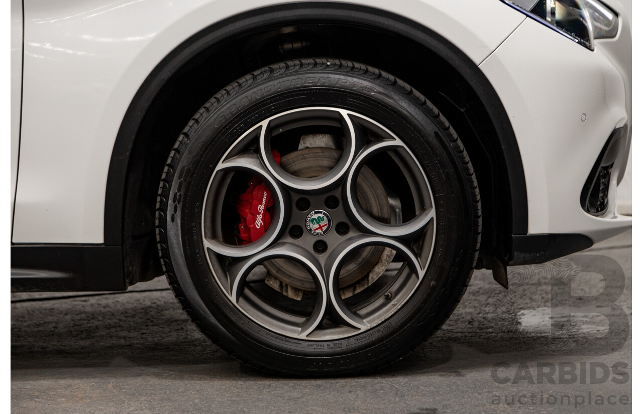 02/2020 Alfa Romeo Stelvio First Edition Q4 (AWD) 949 4D Wagon Alfa White Turbo Diesel 2.1L