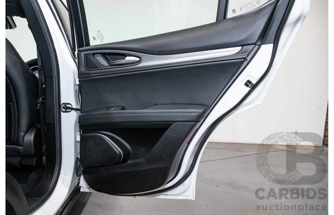 02/2020 Alfa Romeo Stelvio First Edition Q4 (AWD) 949 4D Wagon Alfa White Turbo Diesel 2.1L