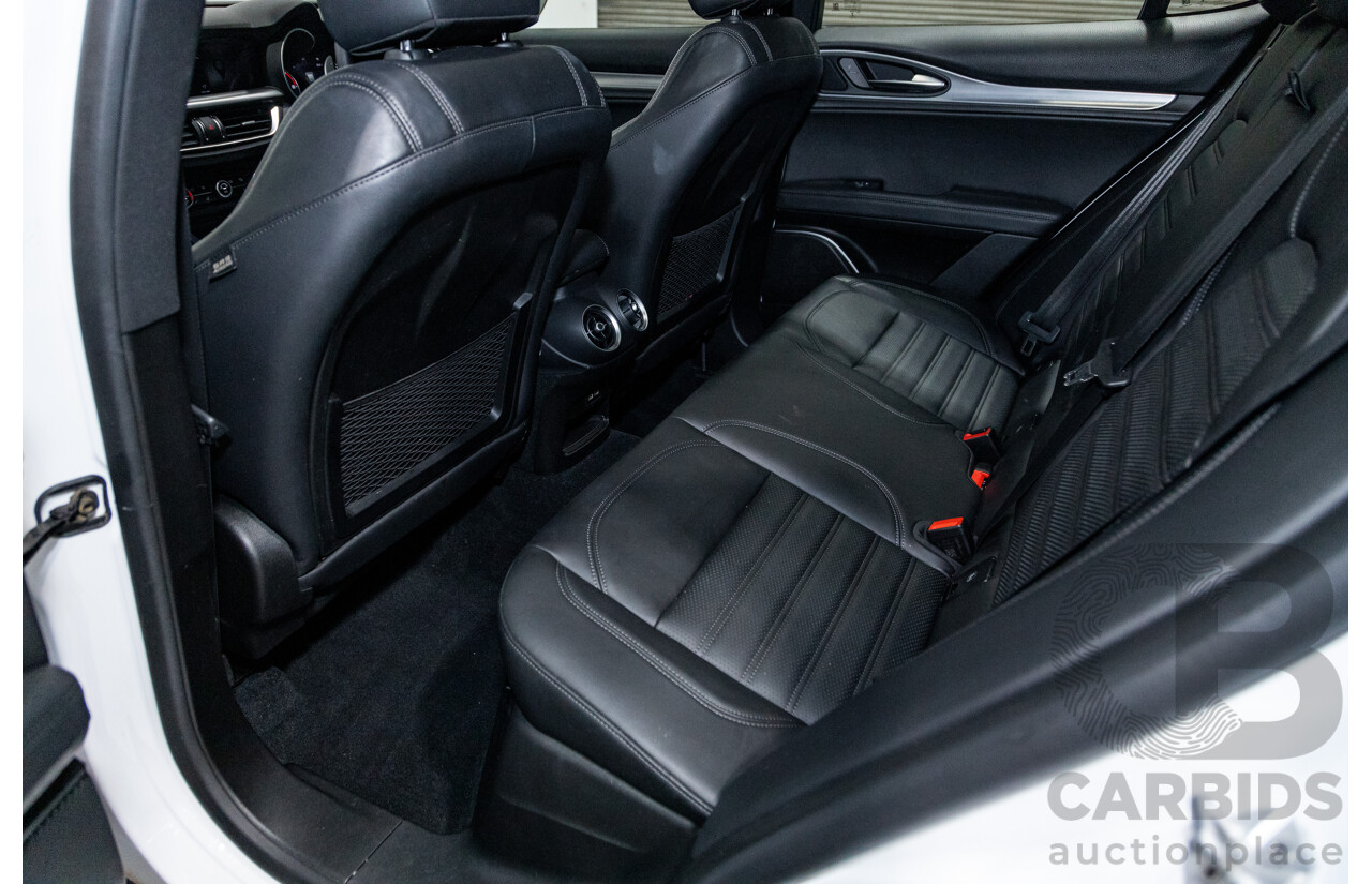 02/2020 Alfa Romeo Stelvio First Edition Q4 (AWD) 949 4D Wagon Alfa White Turbo Diesel 2.1L