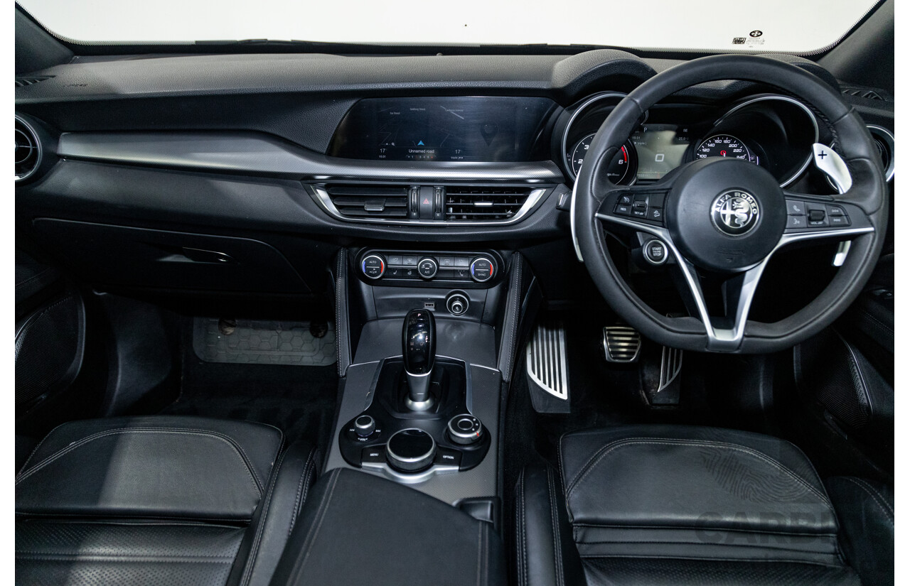 02/2020 Alfa Romeo Stelvio First Edition Q4 (AWD) 949 4D Wagon Alfa White Turbo Diesel 2.1L