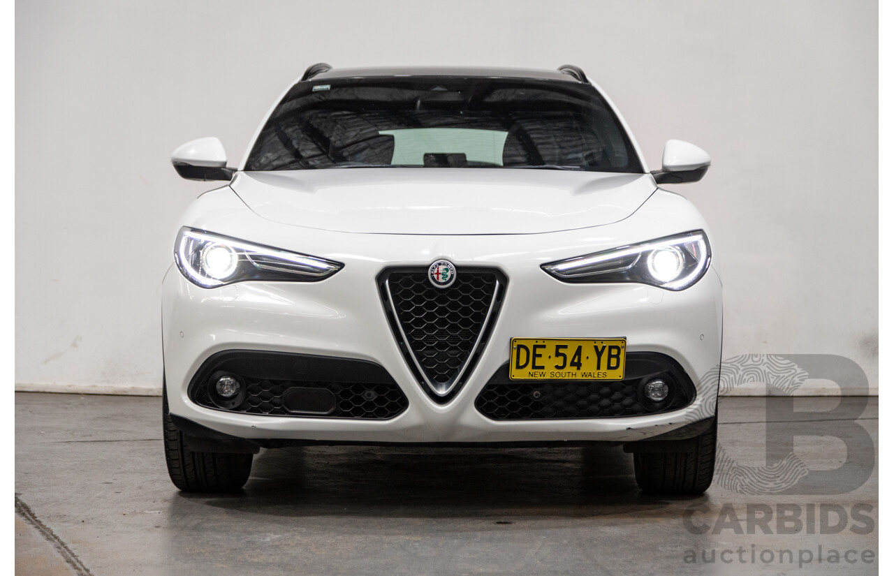 02/2020 Alfa Romeo Stelvio First Edition Q4 (AWD) 949 4D Wagon Alfa White Turbo Diesel 2.1L