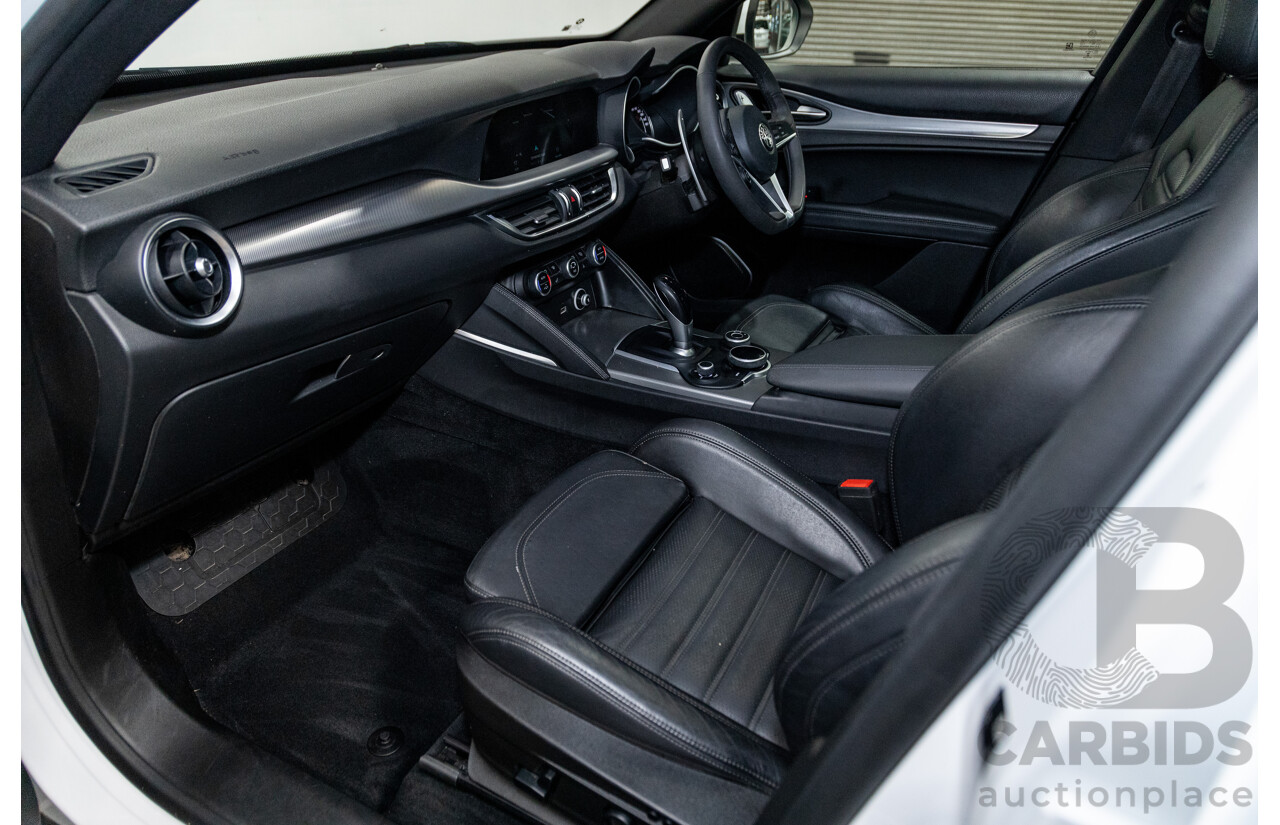 02/2020 Alfa Romeo Stelvio First Edition Q4 (AWD) 949 4D Wagon Alfa White Turbo Diesel 2.1L